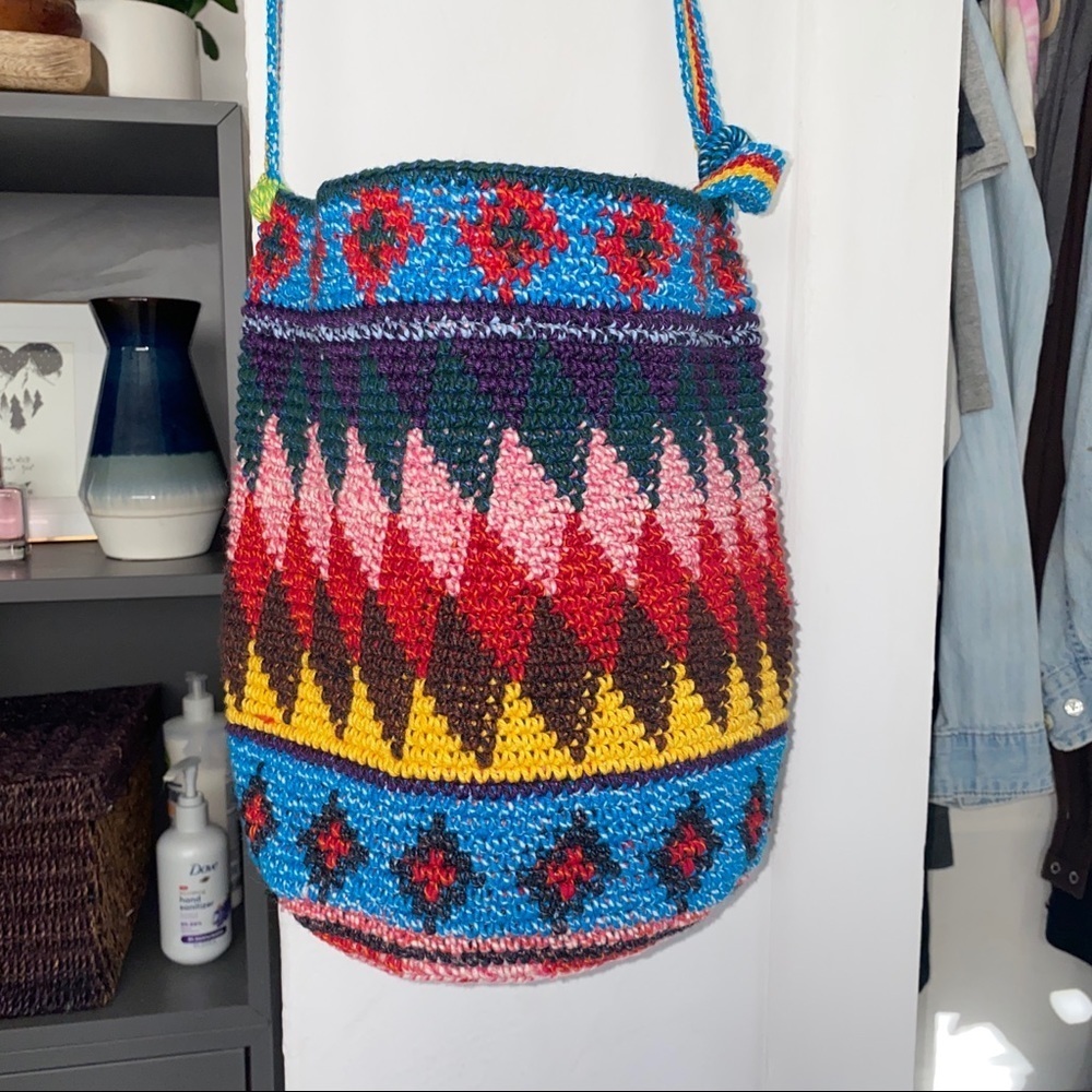 Crochet Mochila Wayuu Bag - Picture 11 of 15